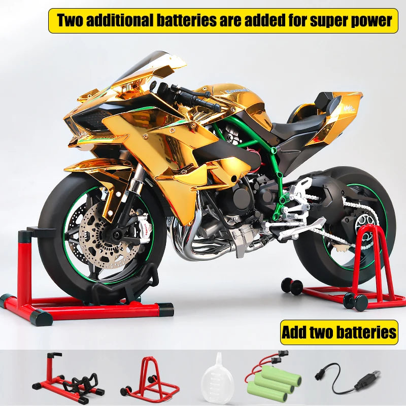 1:6 Scale Superbike Replica with Exhaust Smoke & Engine Sound