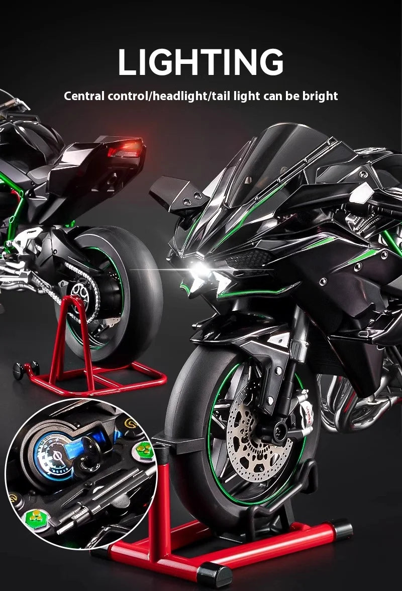 1:6 Scale Superbike Replica with Exhaust Smoke & Engine Sound