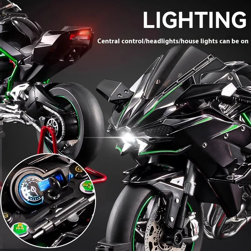 1:6 Scale Superbike Replica with Exhaust Smoke & Engine Sound