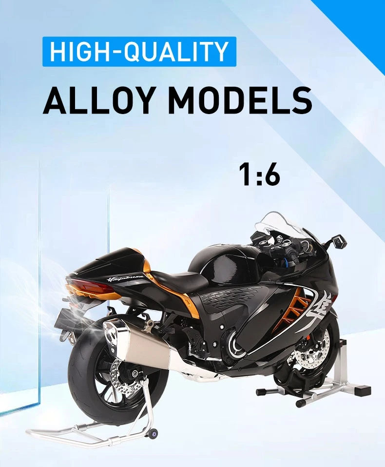 1:6 Scale Superbike Replica with Exhaust Smoke & Engine Sound