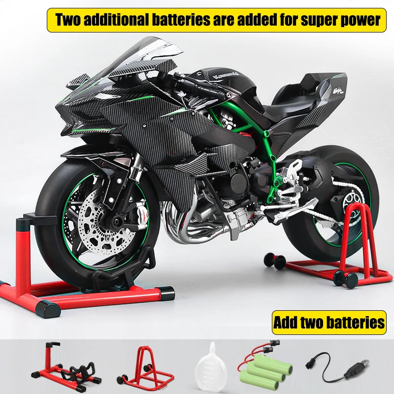 1:6 Scale Superbike Replica with Exhaust Smoke & Engine Sound
