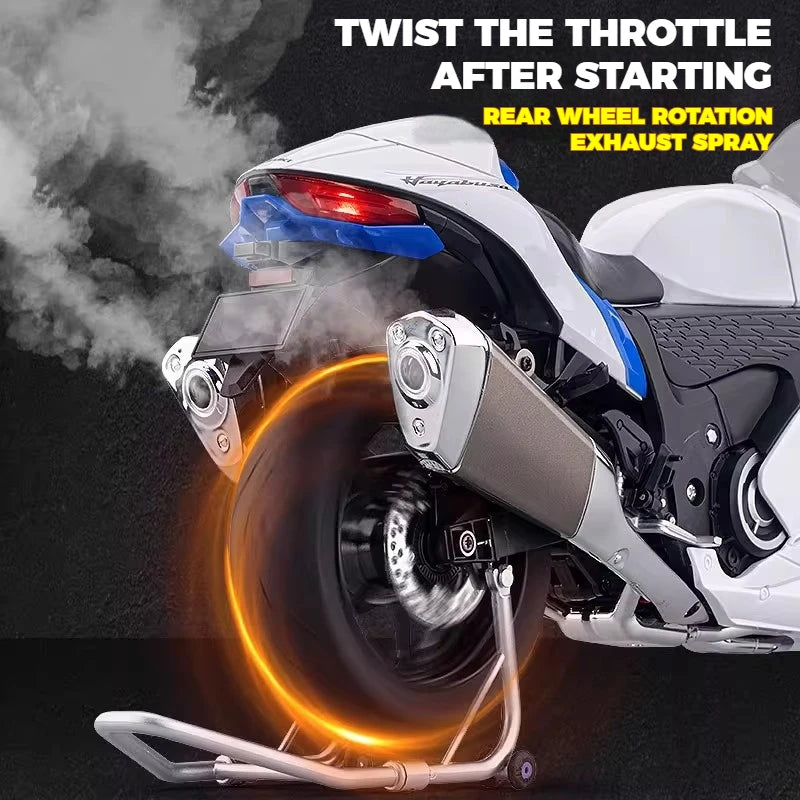 1:6 Scale Superbike Replica with Exhaust Smoke & Engine Sound