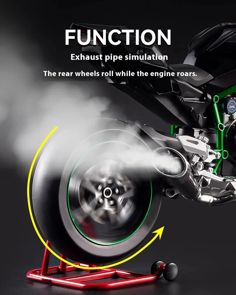 1:6 Scale Superbike Replica with Exhaust Smoke & Engine Sound