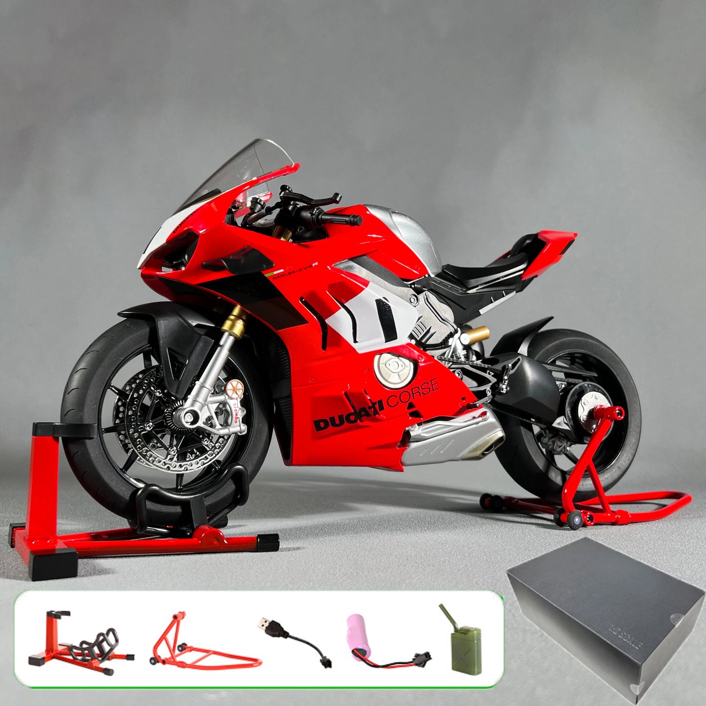 1:6 Scale Superbike Replica with Exhaust Smoke & Engine Sound
