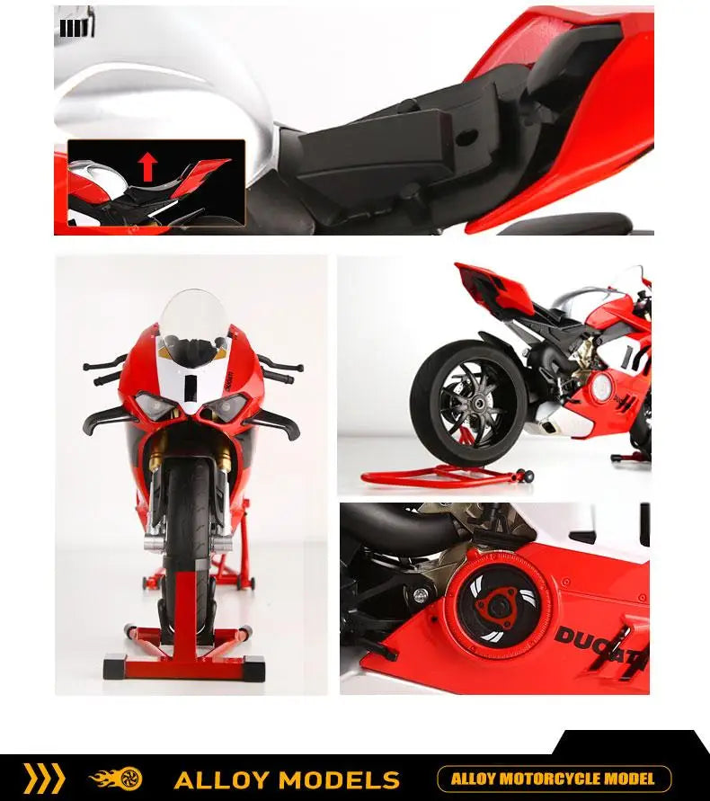 1:6 Scale Superbike Replica with Exhaust Smoke & Engine Sound