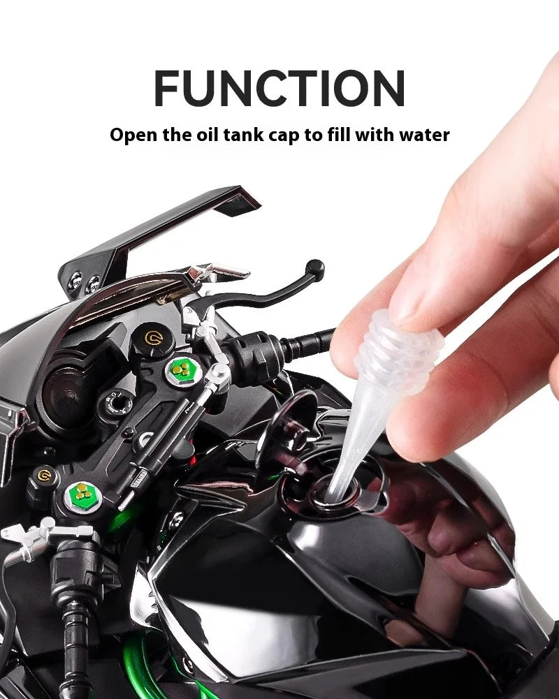 1:6 Scale Superbike Replica with Exhaust Smoke & Engine Sound