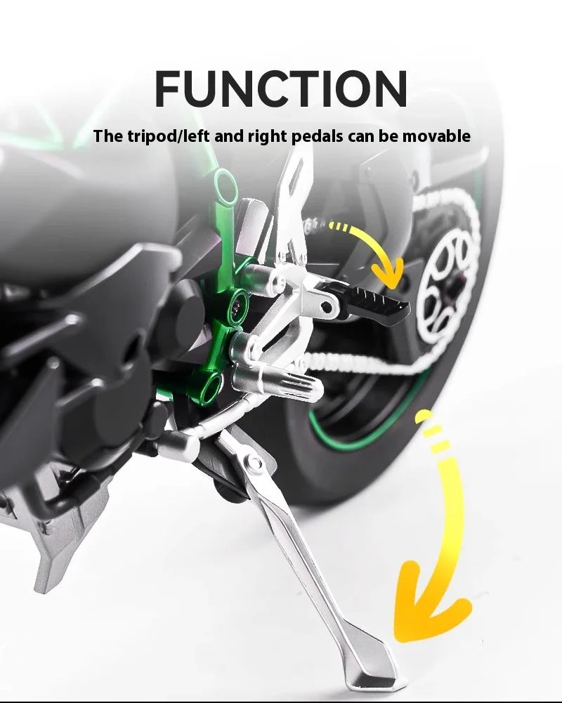 1:6 Scale Superbike Replica with Exhaust Smoke & Engine Sound