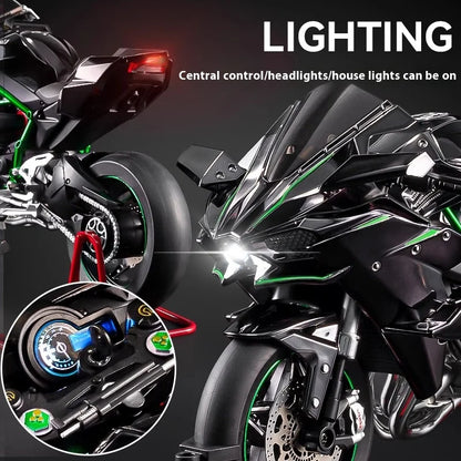 1:6 Scale Superbike Replica with Exhaust Smoke & Engine Sound