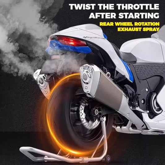 1:6 Scale Superbike Replica with Exhaust Smoke & Engine Sound