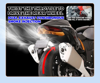 1:6 Scale Superbike Replica with Exhaust Smoke & Engine Sound