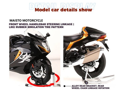 1:6 Scale Superbike Replica with Exhaust Smoke & Engine Sound